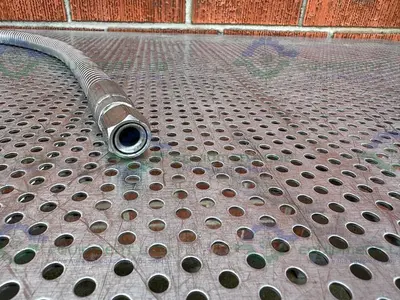 Stainless Steel Flexible Hose 48" w/ 3/4" Female to Female Fitting