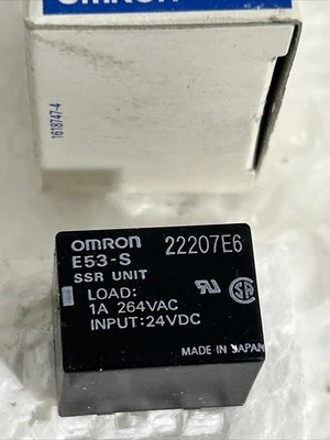 NEW Omron E53-S