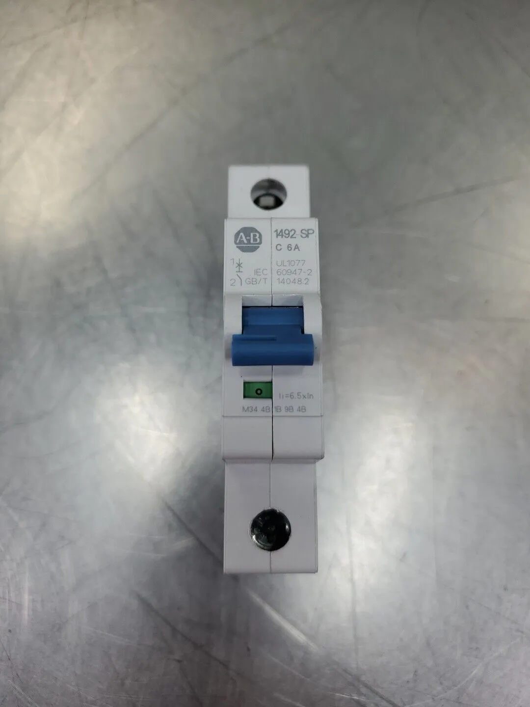 Allen Bradley 1492-SPM1C060 Ser. D 6A Circuit Breaker. 4D-34