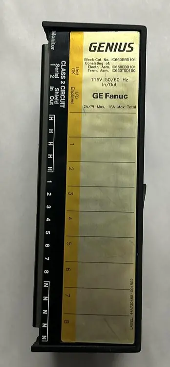 Used GE FANUC IC660BBD101 Industrial Controls Ohio US | Surplus Asset Holdings #1237140