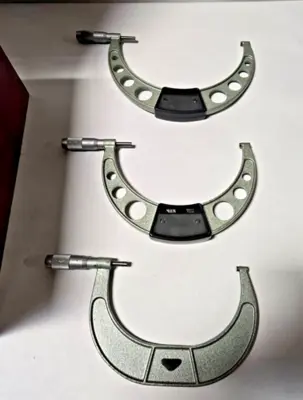 Nice Micrometer Set 0-1" - 11-12" Made by VIS Poland Machinist Tools