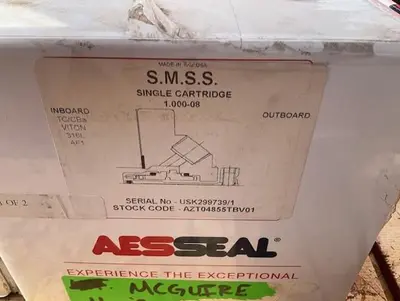 AESSEAL 1” Viton Single Cartridge PN AZT04855TBV01
