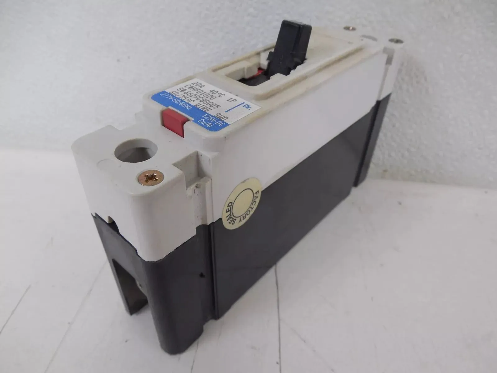 Cutler Hammer HFD1020 Industrial Circuit Breaker 20 Amps 277VAC 1 Pole Used