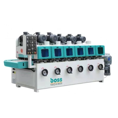 NEW BOSS 6 HEAD SIROCCO 1300 6R WIRE BRUSH MACHINE