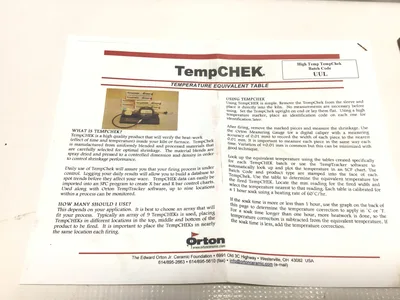 TempCHEK Orton HTS UUL Calibrated Shrinkage Device for Precise Heat-Work Measurement