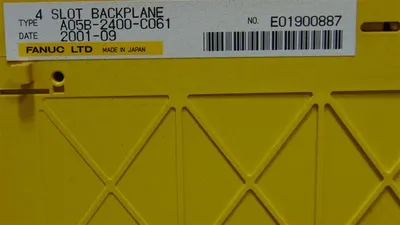 Fanuc A05B-2400-C061 4 Slot Backplane Module Used