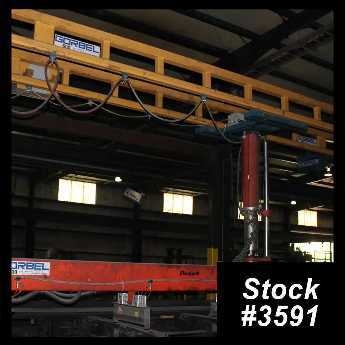 GORBEL Free Standing Workstation Crane
