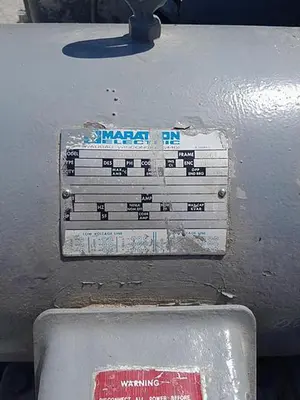 USED INGERSOLL-RAND AIR COMPRESSOR MD.TPTA 40