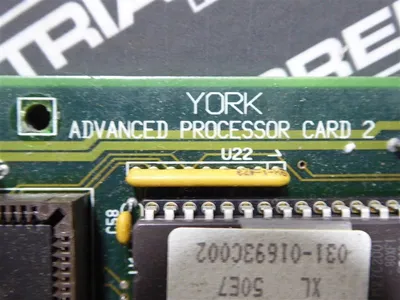 York 031-01384-004 Advanced Processor Card Used