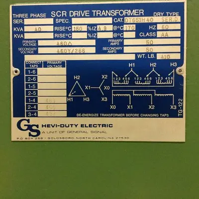 USED GENERAL SIGNAL DT651H40