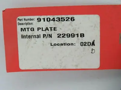 Angelus Seamer 91043526 MTG Plate Replacement 4x5"  22991B