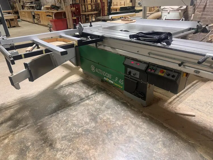 Used 1996 ALTENDORF F45 SLIDIGN TABLE SAW Woodworking Table Saws Texas US | South Texas Machinery #1338160