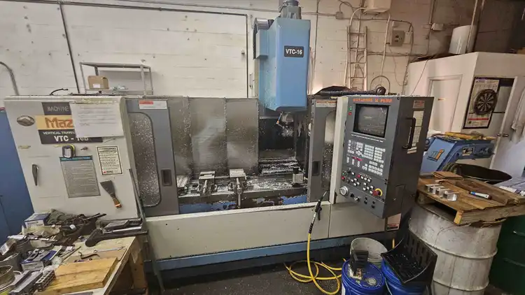 Used 1997 MAZAK VTC-16B Vertical Machining Centers Ontario CA | Avo's Machinery Equipment Inc. #1093834