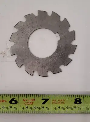 USED MSC INDUSTRIAL SUPPLY STRAIGHT MILL SLITTING BLADE
