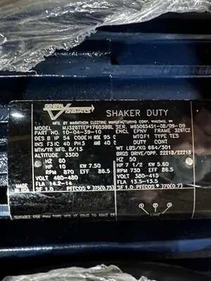 New | in-Stock GENERAL KINEMATICS SHAKER DUTY A.C. Motors Ohio US | Surplus Asset Holdings #1187425