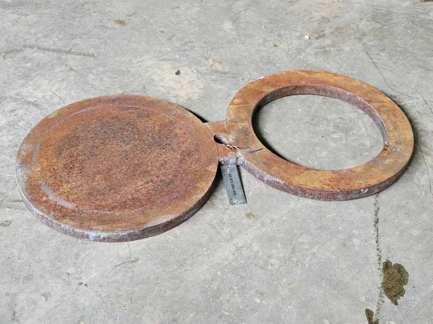 12" Outer Dia. Spectacle Blind Flange