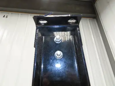 Single Conveyor Leg Stationary Floor Support 35"-40-1/2"Adj H Black  Lot of 2