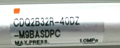 NEW SMC CDQ2B32R-40DZ -M9BASDPC COMPACT CYLINDER CDQ2B32R40DZM9BASDPC