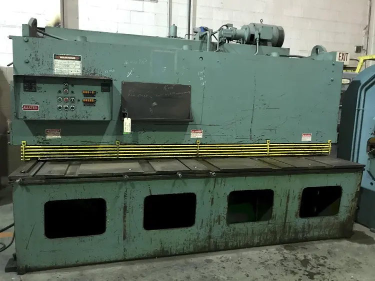 Used 1981 ALLSTEEL NOT PROVIDED Sheet Metal Shears Illinois US | BLUMBERG MACHINERY COMPANY #399773