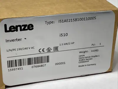 USED LENZE AMERICAS LENZE I51AE215B10011000S I510