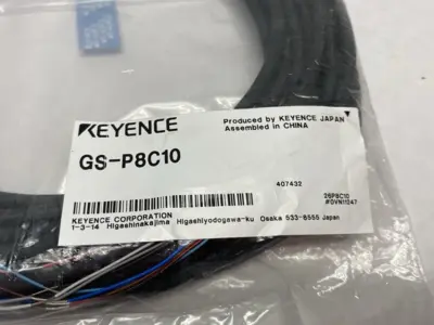 NEW KEYENCE STANDARD M12 CONNECTOR TYPE CABLE 8-PIN 10M