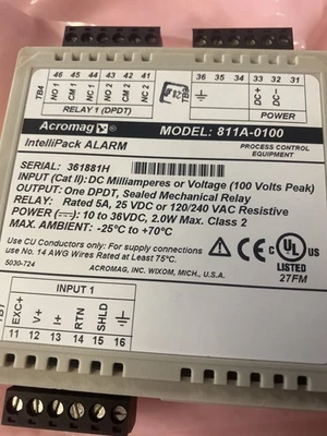 NEW ACROMAG 811A-0100 INTELLIPACK ALARM