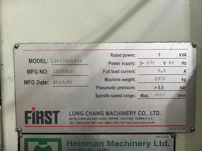 Used 2012 FIRST LC-185VSX-B Vertical Mills Ontario CA | Trader Machinery Inc #1510933