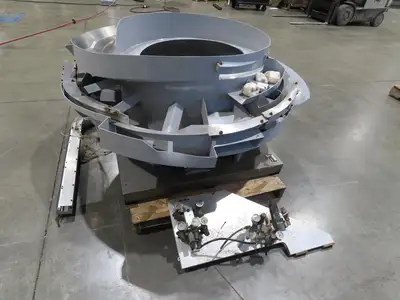 Fortville Feeders Vibratory Parts Feeder 60" Stainless Bowl