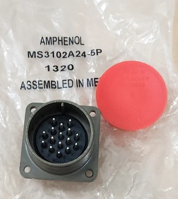 NEW Amphenol MS3102A24-5P