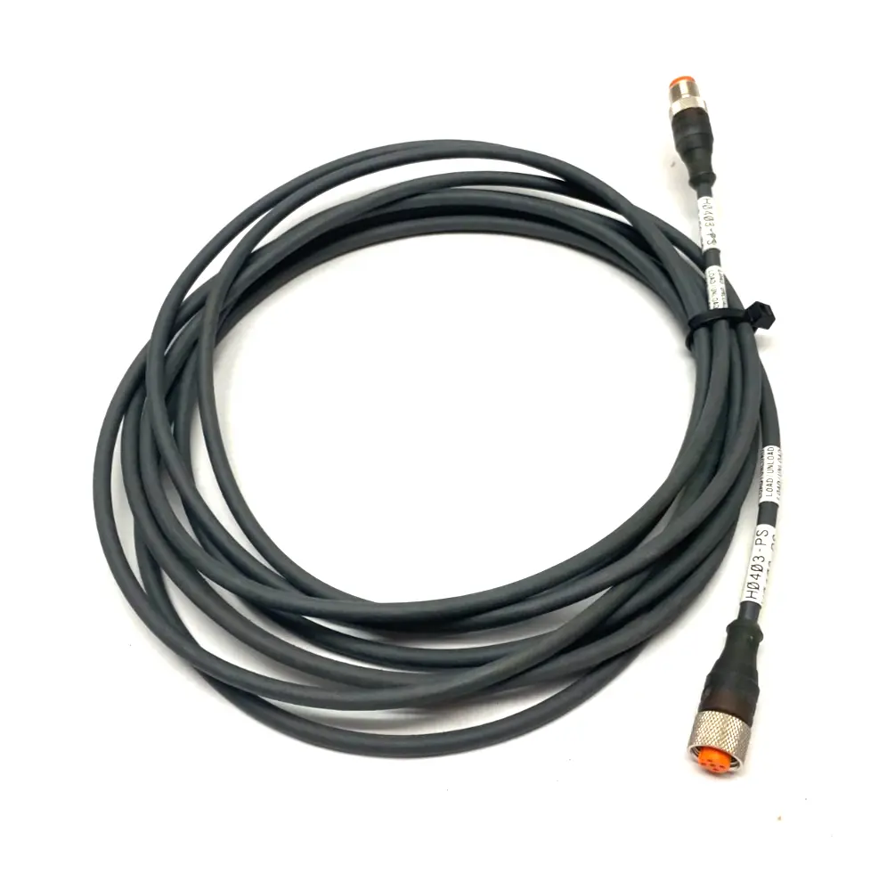 USED LUMBERG AUTOMATION DBL-ENDED CONNECTION CORDSET M12 5M