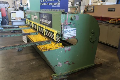 Used DI-ACRO 10FTX1/8IN Power Squaring Shears (Gauge) California US | Sterling Machinery Exchange #1467182