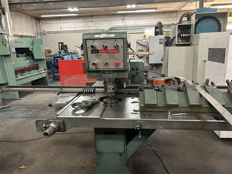 Used W.A. WHITNEY 615 Duplicator Single Station Punches Utah US | Bud's Equipment Sales #920796