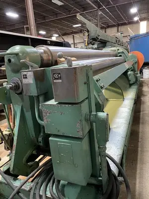 3/16" X 10' WEBB MODEL R3LR 8010 3-ROLL PLATE BENDING ROLL