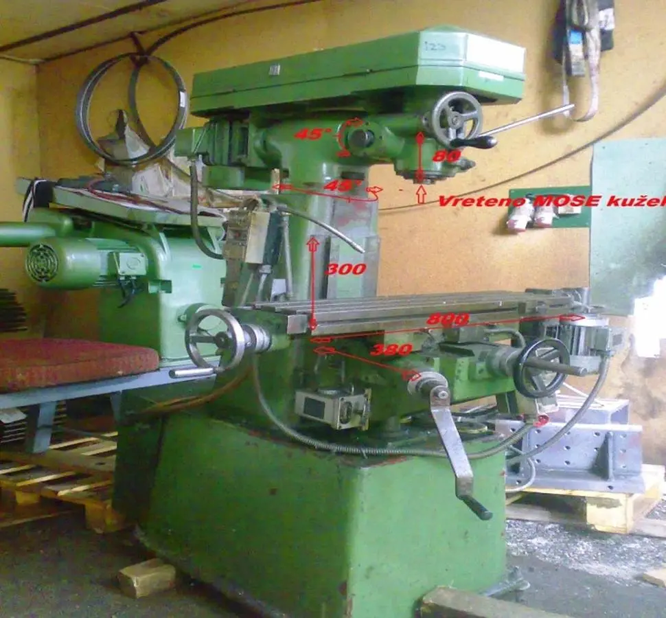 Used 1983 KNUTH BFM-30 A Universal Mills CZ | Amaron s.r.o. #1061781