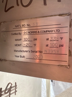 USED DC NORRIS 500 GALLON