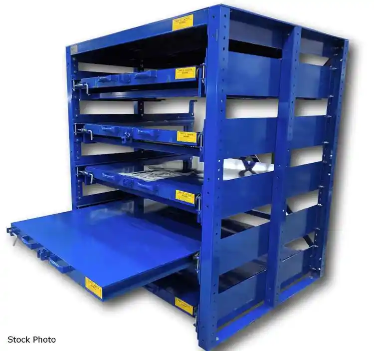 New | Build-to-Order RACK ENGINEERING DIVISION GLIDE-OUT 100 Racks/Shelving Minnesota US | SOMINN MACHINERY SALES #353638