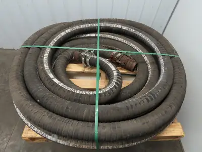 Jason 4470 Dry Bulk Material Suction Hose 3" ID x 73' Gum Rubber 75 PSI