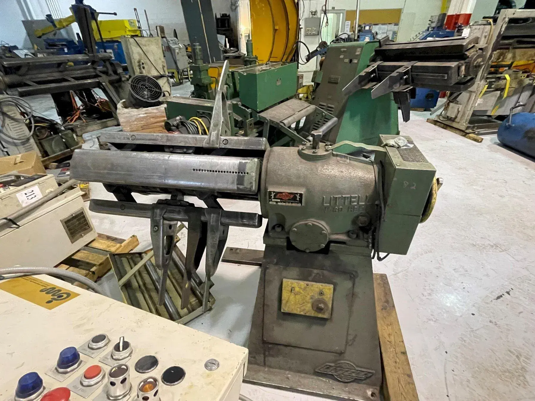 6000 lbs. x 30" wide Littell Pull Off Coil Reel