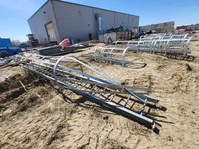 20.5ft. Steel Caged Ladder