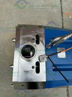 USED IDEX WRIGHT FLOW / VIKING S4S DURALOBE ROTARY LOBE PUMP  W/ 15 HP MOTOR