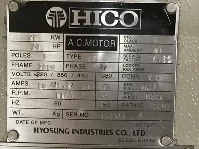 USED HICO 30HPACMOTOR