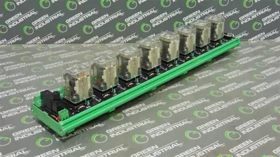 Westinghouse Emerson 5A22412H01 Ovation 8 Channel Relay Module Rev. E Used