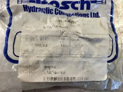 NEW BOSCH HYDRAULIC CONNECTIONS LTD. A-5BJ10-0408
