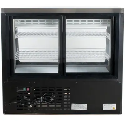 47" wide curved glass refrigerated Deli Case - 3 colors