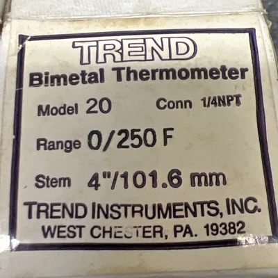 New | in-Stock Trend Model  20 Temperature Monitoring California US | Davliegogo LLC #1708561