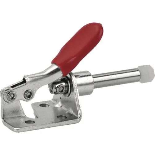 RapidHold 100 lbs 8-32 Flanged Base Straight Line Clamp Metric Thread