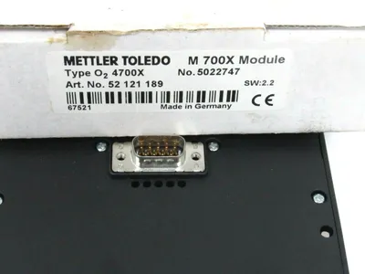 NEW METTLER TOLEDO M 700X MODULE TYPE O2 4700 X 52 121 189 M700X