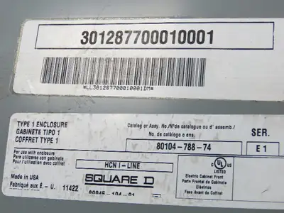 Square D I-Line Panelboard Breaker Box 200A 600V 60 Space Main Breaker
