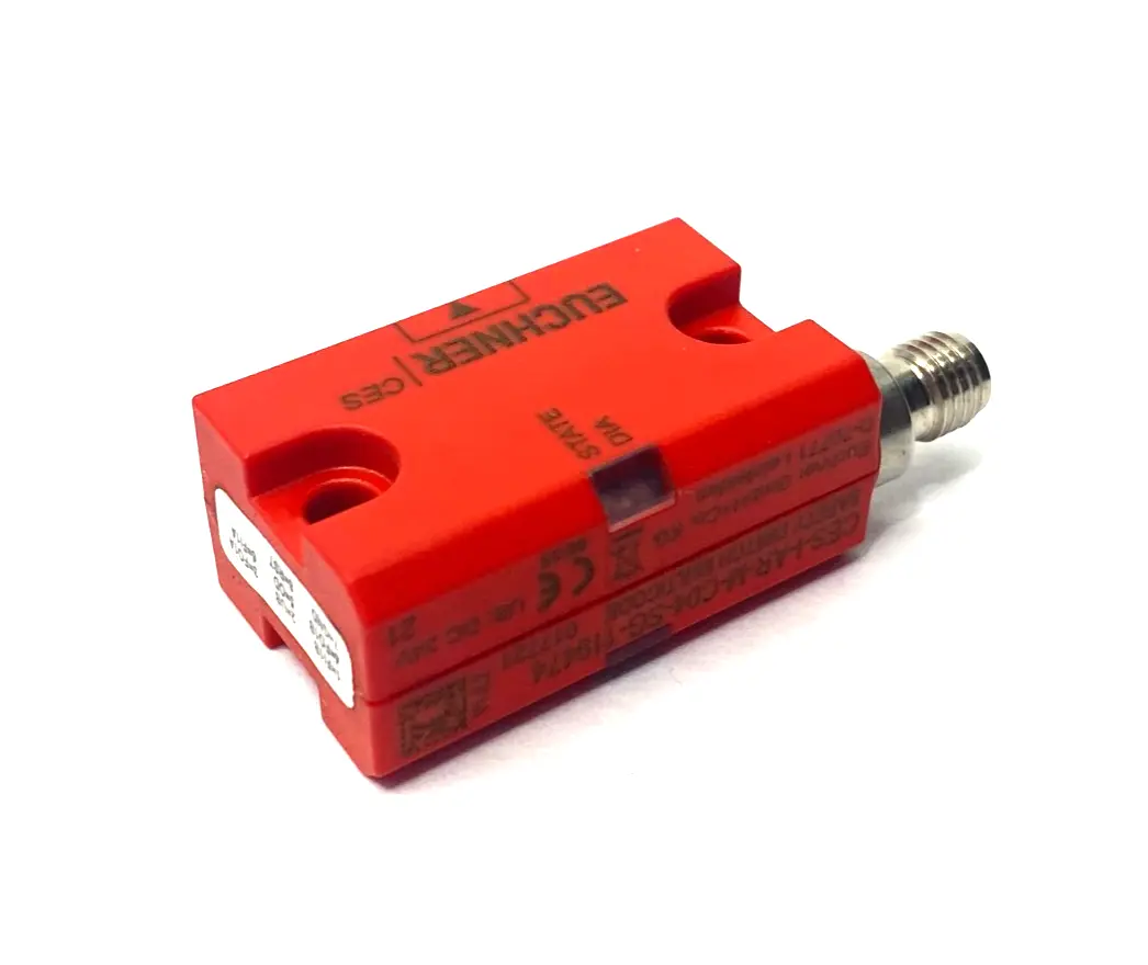 Used EUCHNER MULTICODE RFID SAFETY SWITCH M8 8-PIN Relays & Switches | Maverick Industrial Sales #1106400