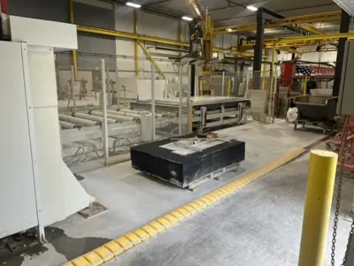 2014 CMS BREMBANA Formax w/ In and out Feed Tables Saw Jets | STONE EQUIPMENT WAREHOUSE (6)